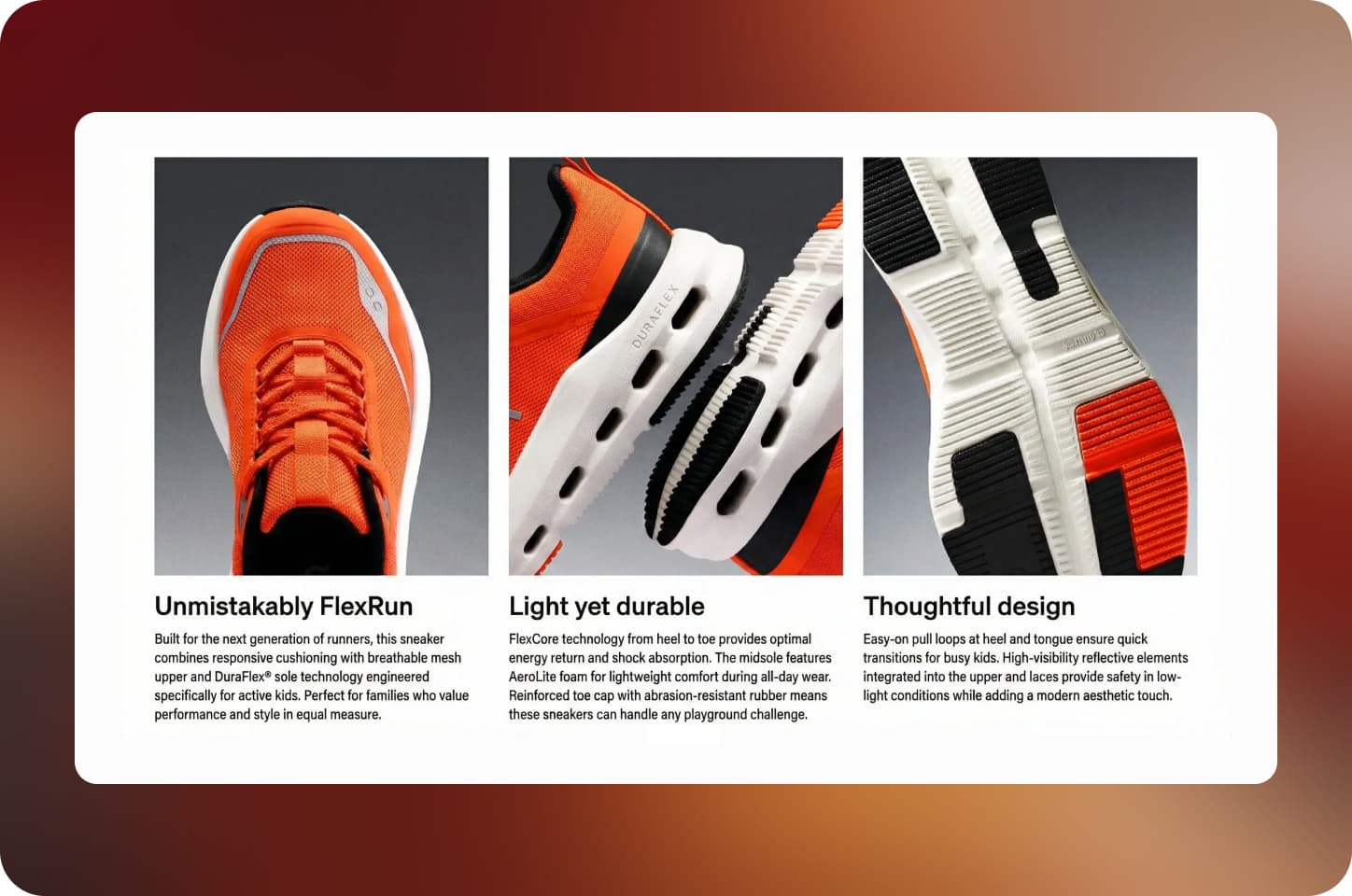 Specifications preview