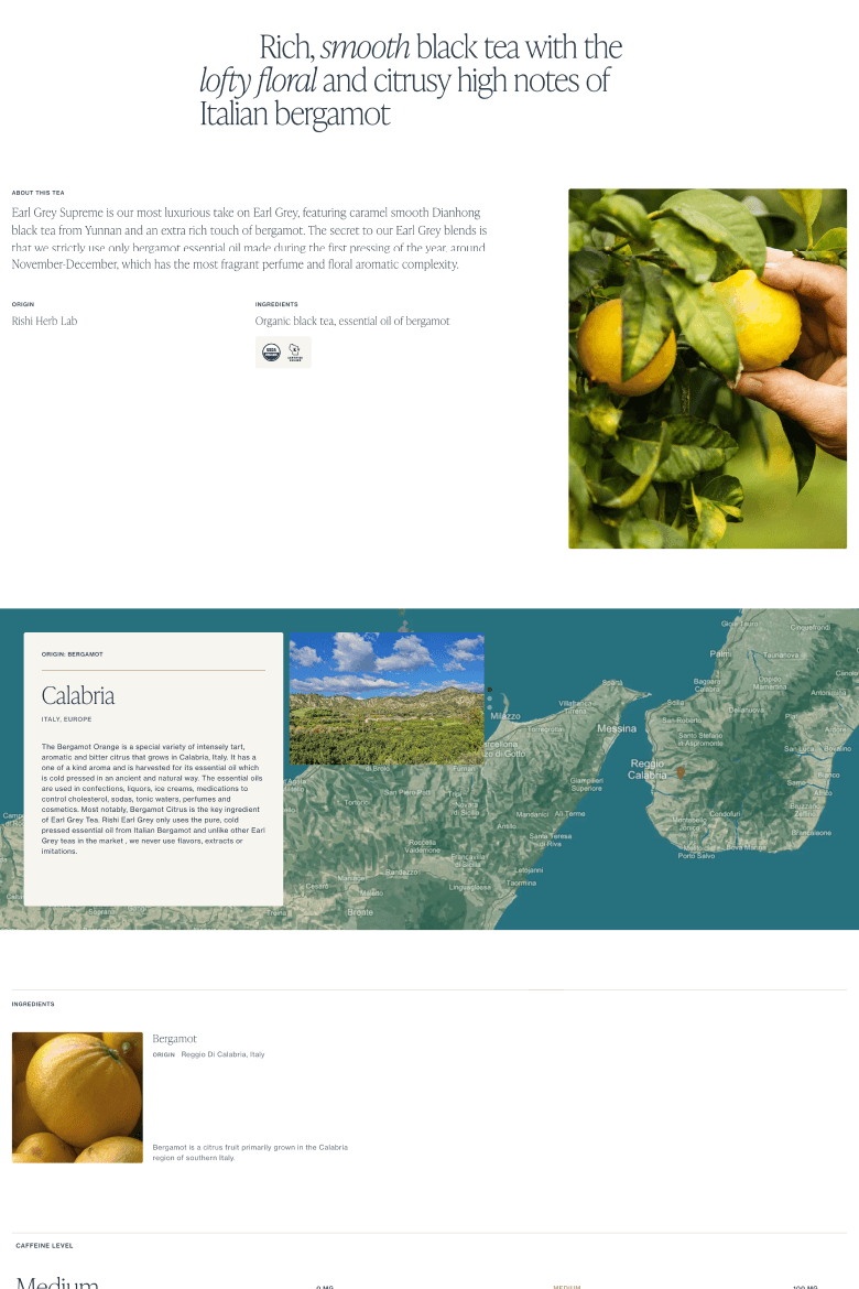 Product page example