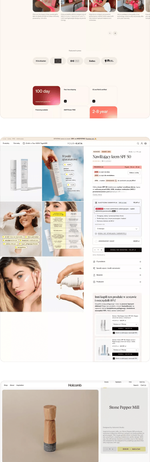 Product page inspiration 3